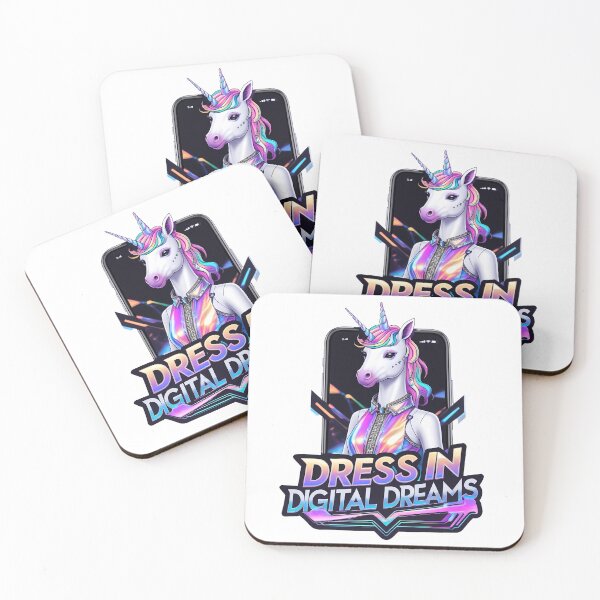 Item preview, Dress in Digital Dreams – AR Couture Unicorn designed and sold by zoughlal.