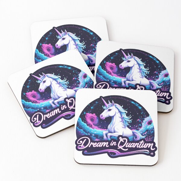 Item preview, Dream in Quantum – Ethereal Unicorn Voyage designed and sold by zoughlal.