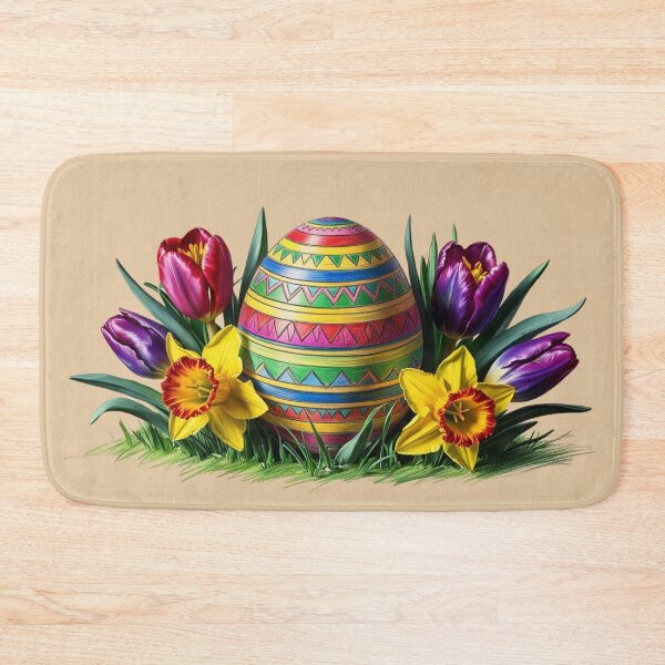 Item preview, Happy Easter Easter Egg Flowers Spring designed and sold by Design_Your_Day.