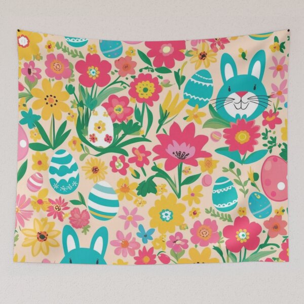 Item preview, Floral Pattern - Spring, Easter Eggs and Bunnies 3 designed and sold by AlinaSCorner.