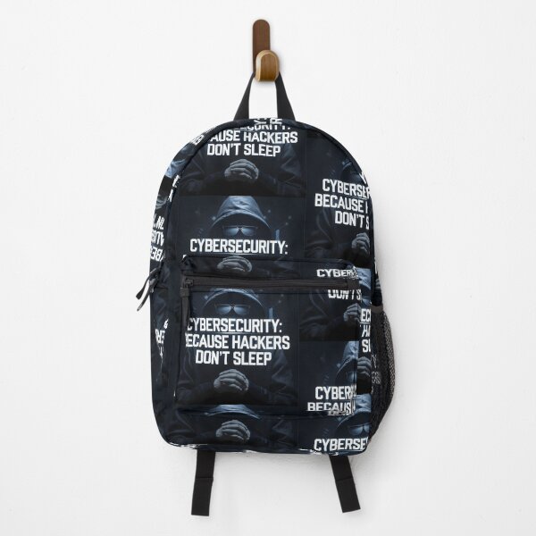 Item preview, Cybersecurity: Hackers Don’t Rest designed and sold by Into The Rabbit Hole.