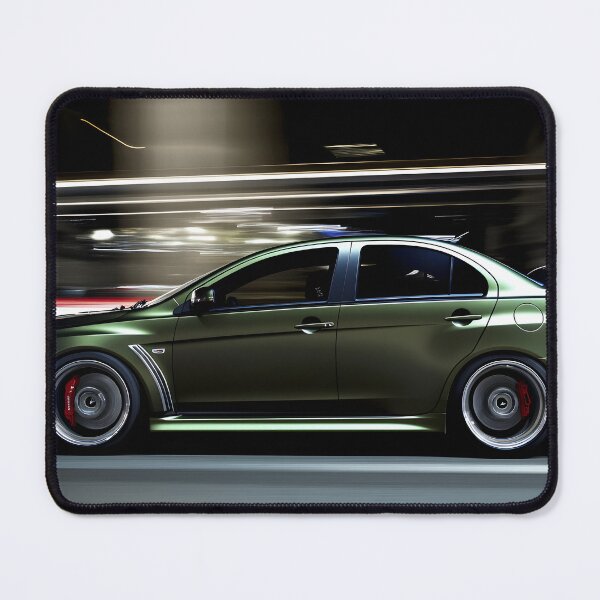 Item preview, Green Mitsubishi Lancer Evo X Poster – Bold JDM Wall Art VII designed and sold by AutoPopStudio.