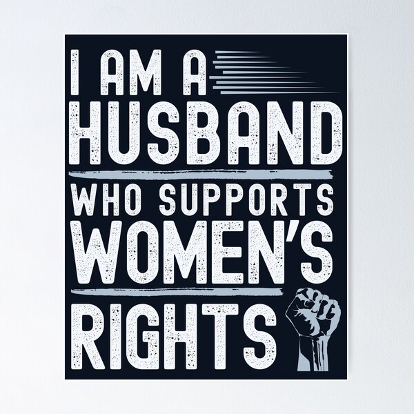 Item preview, I am a Husband who supports women's rights.  designed and sold by TenkaTees.