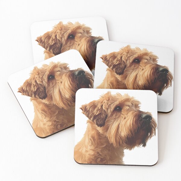 Item preview, Cute Soft Coated Wheaten Terrier dog designed and sold by SMARTKIT  DESIGNAGENCY.