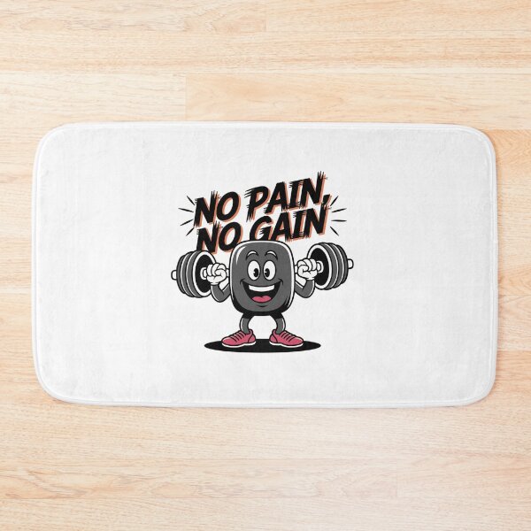 Item preview, No Pain, No Gain - Funny Fitness Cartoon designed and sold by MrERNST.
