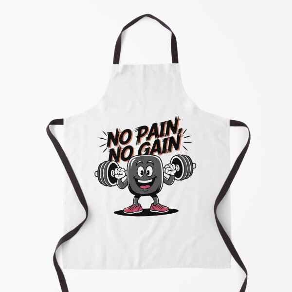 Item preview, No Pain, No Gain - Funny Fitness Cartoon designed and sold by MrERNST.