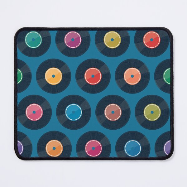 Item preview, Vinyl Record Collection on Petrol Blue designed and sold by Daisy Beatrice.
