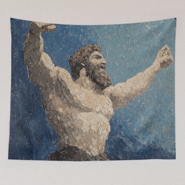 Item preview, Atlas | Post-impressionist painting style designed and sold by ComicsFactory.