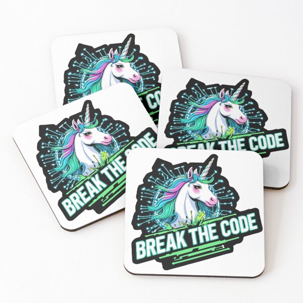Item preview, Break the Code - Digital Unicorn Revolution designed and sold by zoughlal.