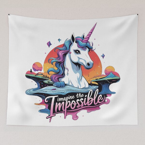 Item preview, Imagine the Impossible – Surrealist Unicorn designed and sold by zoughlal.