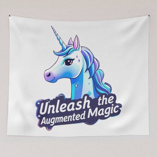 Item preview, Unleash the Augmented Magic - AR Unicorn designed and sold by zoughlal.