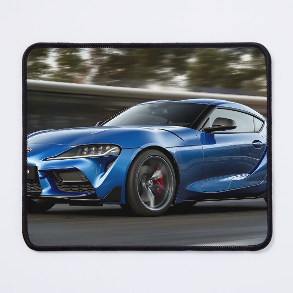 Item preview, Blue Toyota Supra Poster – Iconic JDM Power designed and sold by AutoPopStudio.