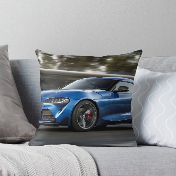 Item preview, Blue Toyota Supra Poster – Iconic JDM Power designed and sold by AutoPopStudio.