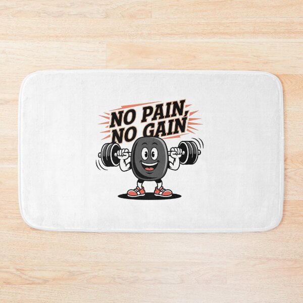 Item preview, No Pain, No Gain - Funny Fitness Cartoon designed and sold by MrERNST.