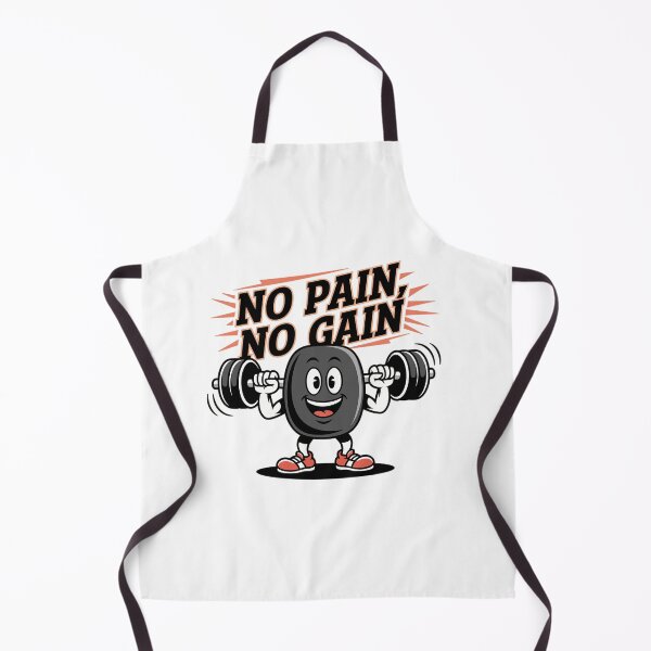 Item preview, No Pain, No Gain - Funny Fitness Cartoon designed and sold by MrERNST.