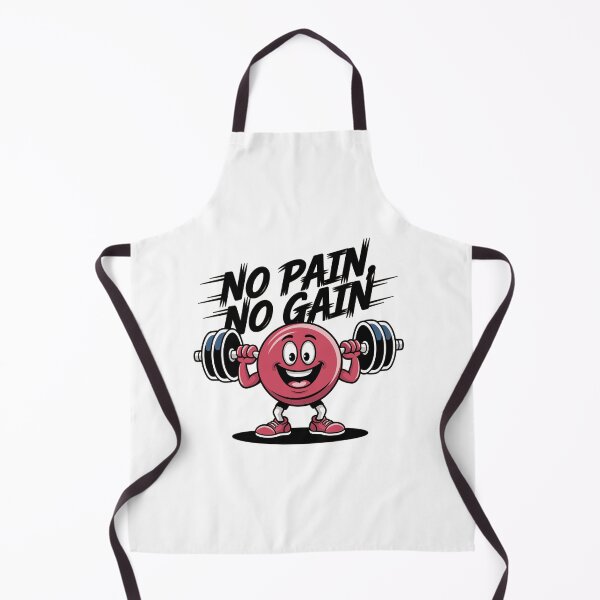 Item preview, No Pain, No Gain - Funny Fitness Cartoon designed and sold by MrERNST.