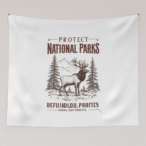 Item preview, Protect National Parks Defund DOGE Support Parks Not Profits designed and sold by AxstinGraphics.