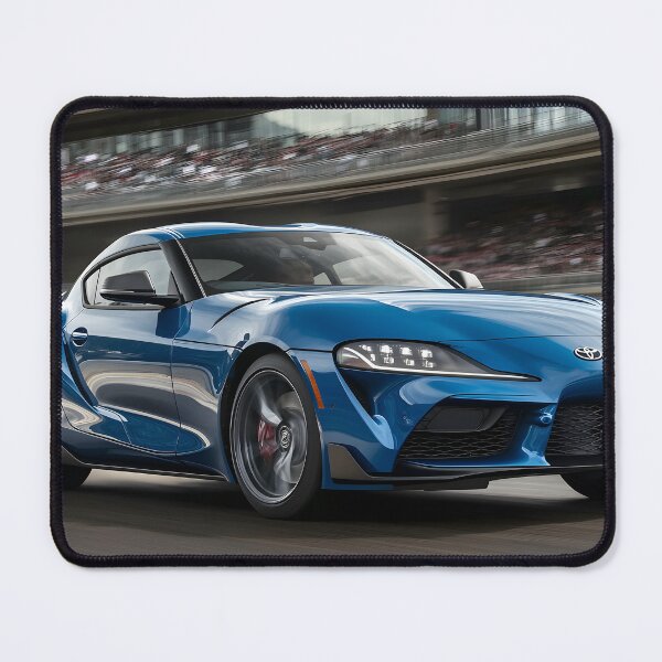 Item preview, Blue Toyota Supra Poster – Iconic JDM Power II designed and sold by AutoPopStudio.