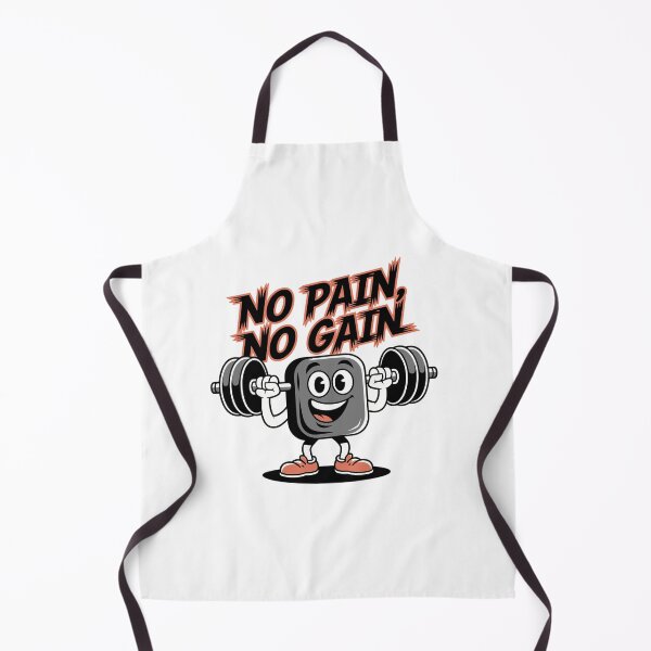 Item preview, No Pain, No Gain - Funny Fitness Cartoon designed and sold by MrERNST.