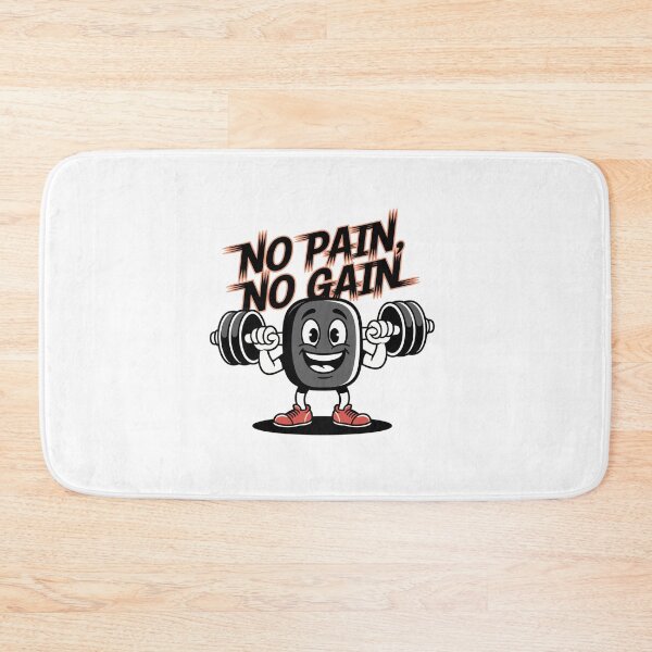 Item preview, No Pain, No Gain - Funny Fitness Cartoon designed and sold by MrERNST.