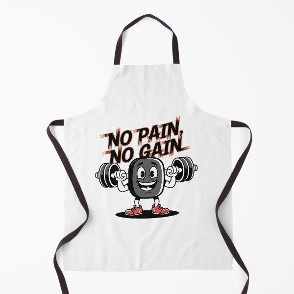 Item preview, No Pain, No Gain - Funny Fitness Cartoon designed and sold by MrERNST.