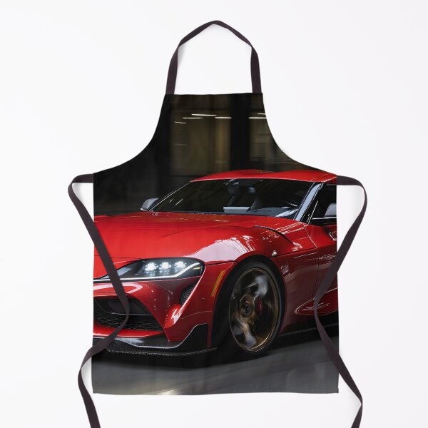Item preview, Red Toyota Supra Poster – The Ultimate JDM Legend designed and sold by AutoPopStudio.
