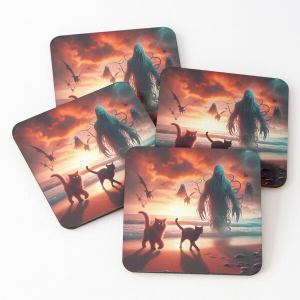 Item preview, Cute cats, ghosts and fantastic creatures designed and sold by Dogandesighn.