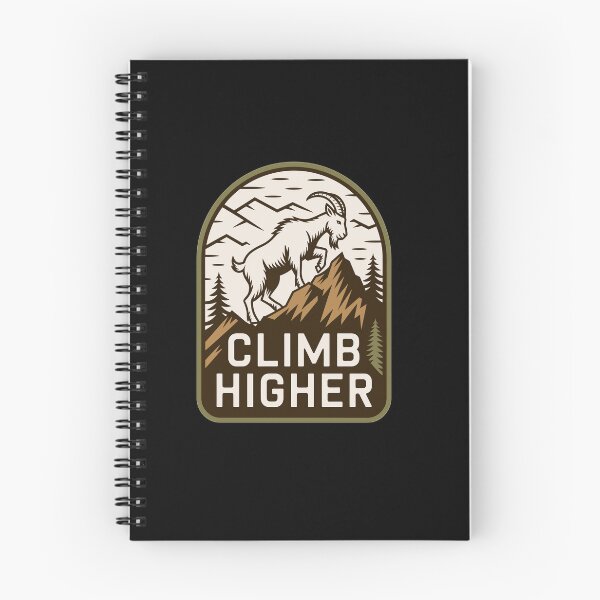 Artikelvorschau, Climb Higher – Bergziege Outdoor Motiv entworfen und verkauft von MrERNST.