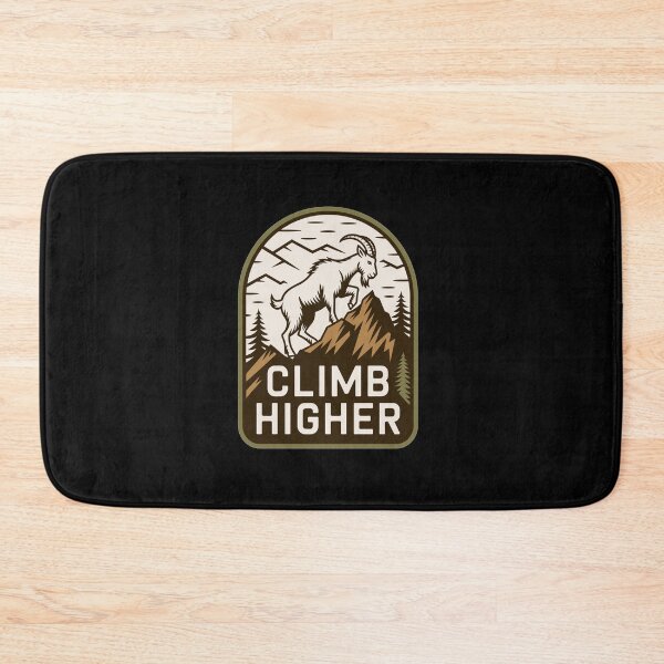 Item preview, Climb Higher - Bergziege Outdoor Motif designed and sold by MrERNST.