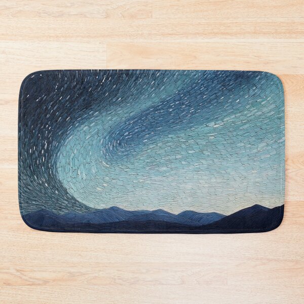 Item preview, Aurora borealis | Post-impressionist painting style designed and sold by ComicsFactory.