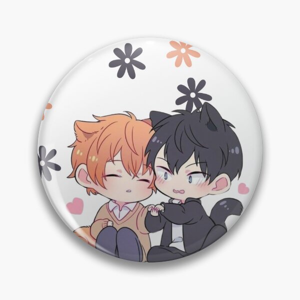 Item preview, BL Couple & Cat Vibes – Cute Love & Floral Aesthetic designed and sold by Kawaii-Drip.