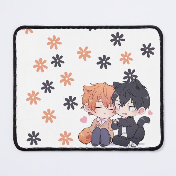 Item preview, BL Couple & Cat Vibes – Cute Love & Floral Aesthetic designed and sold by Kawaii-Drip.