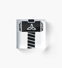 Whosoever Holds This Hammer... Acrylic Block