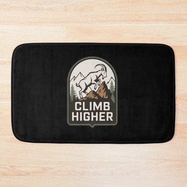 Item preview, Climb Higher - Bergziege Outdoor Motif designed and sold by MrERNST.