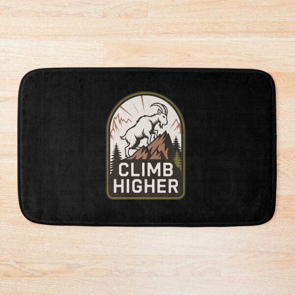 Item preview, Climb Higher - Bergziege Outdoor Motif designed and sold by MrERNST.