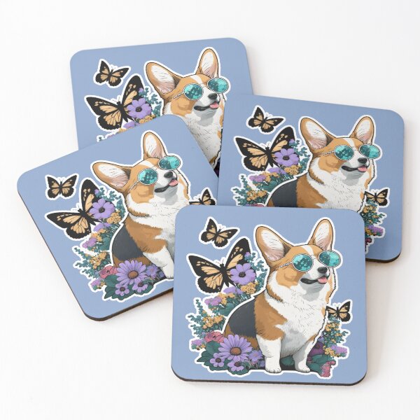 Item preview, Cute Cool Corgi designed and sold by ZooStateofMind.