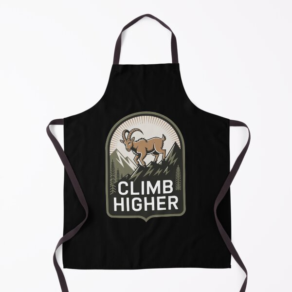 Item preview, Climb Higher - Bergziege Outdoor Motif designed and sold by MrERNST.