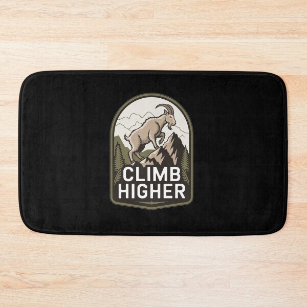 Item preview, Climb Higher - Bergziege Outdoor Motif designed and sold by MrERNST.