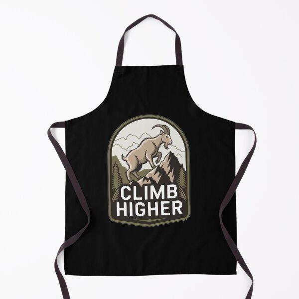 Item preview, Climb Higher - Bergziege Outdoor Motif designed and sold by MrERNST.
