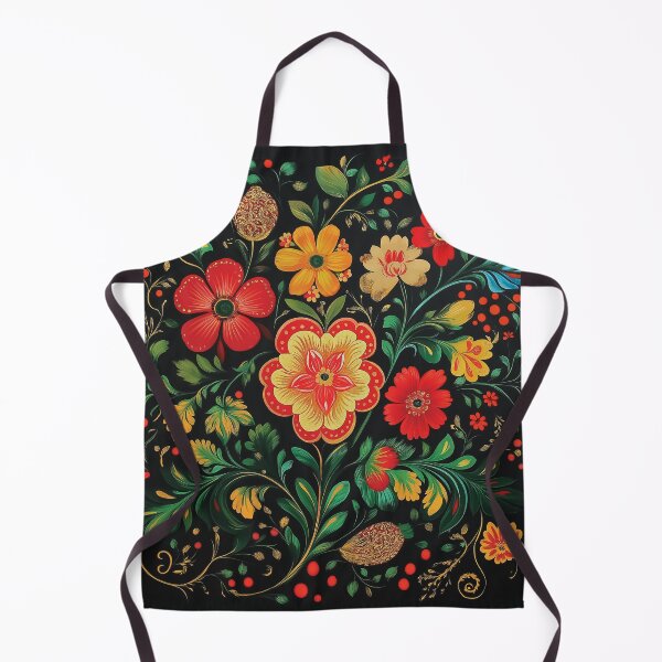Item preview, A deign of floral patterns against a black background. designed and sold by HEMRO.