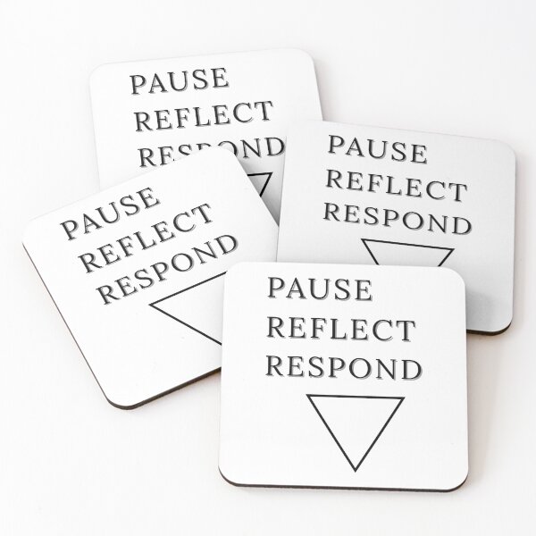 Item preview, Pause, Reflect, Respond – Minimalist Design designed and sold by PsyFlow35.