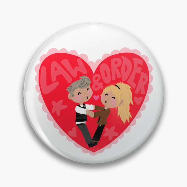 Item preview, Law & Order Dominick Carisi and Amanda Rollins Lovers Sticker designed and sold by bagel-shoop.