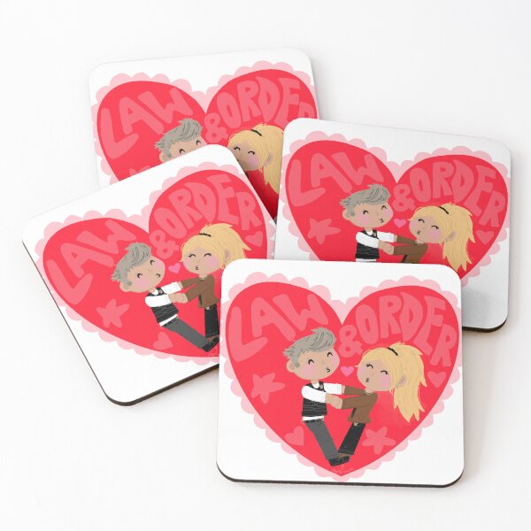 Item preview, Law & Order Dominick Carisi and Amanda Rollins Lovers Sticker designed and sold by bagel-shoop.