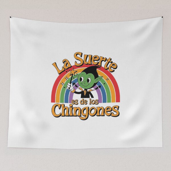 Item preview, Lucky Charm - Motivational Spanish Quote with Rainbow designed and sold by love3617.