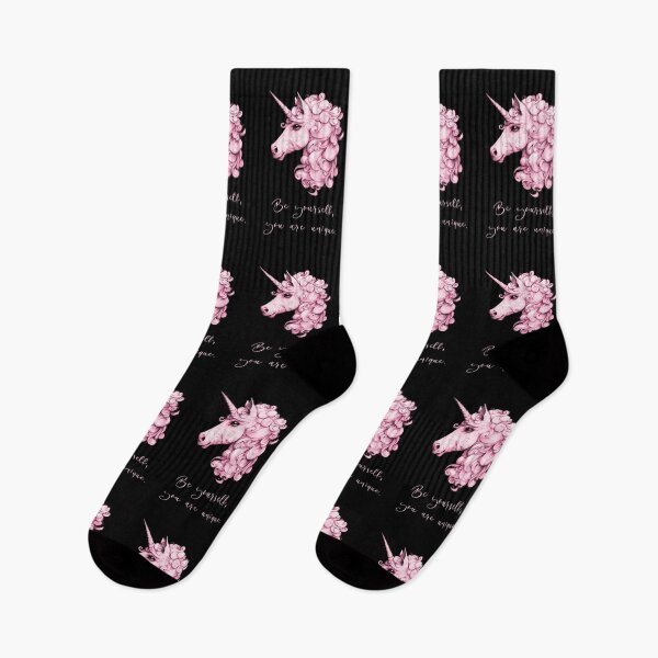 Item preview, Be yourself, you are unique, pink unicorn designed and sold by silent-violin.