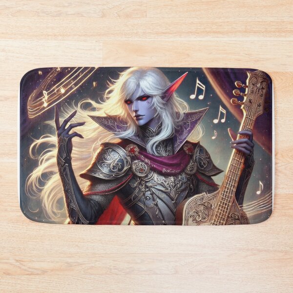Item preview, Elfo drow Bardo de valor designed and sold by Johnny MeatShield.