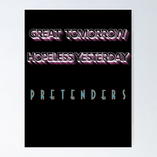 Item preview, Pretenders tribue design designed and sold by SubashSL.