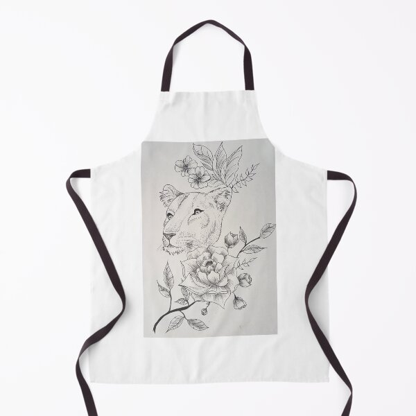 Item preview, Lioness with Flowers designed and sold by LydiaxxArt.