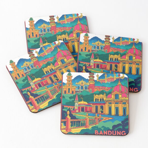 Item preview, Bandung Indonesia Vintage Travel Tourism designed and sold by TravelersGems.