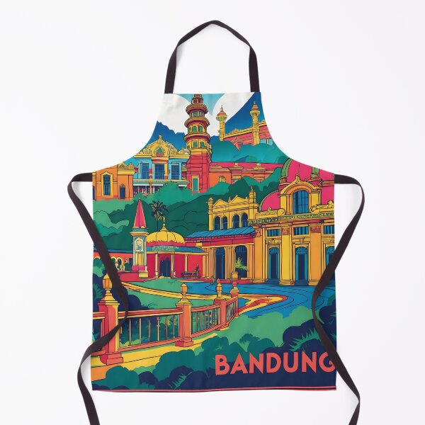 Item preview, Bandung Indonesia Vintage Travel Tourism designed and sold by TravelersGems.